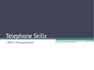 Telephone Skills