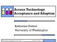 Access Technology Acceptance and Adoption PowerPoint PPT Presentation