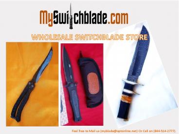 Wholesale switchblade store