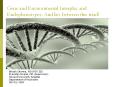 Gene and Environmental Interplay and Endophenotypes: And lies between this triad? PowerPoint PPT Presentation
