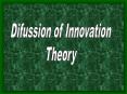 Diffusion of Innovation Theory PowerPoint PPT Presentation