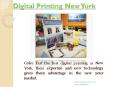 Digital Printing New york PowerPoint PPT Presentation