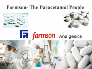 Farmson- The Paracetamol People