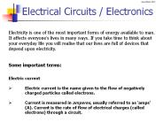 Electrical Circuits / Electronics
