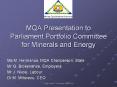 MQA Presentation to Parliament Portfolio Committee for Minerals and Energy PowerPoint PPT Presentation