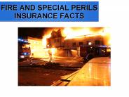 FIRE AND SPECIAL PERIL INSURANCE FACTS