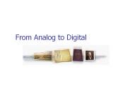 From Analog to Digital