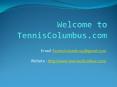 ColumbusTennisLeague - Columbus Tennis Lessons PowerPoint PPT Presentation
