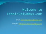 ColumbusTennisLeague - Columbus Tennis Lessons