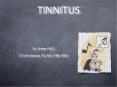 TINNITUS PowerPoint PPT Presentation
