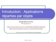 Introduction : Applications r