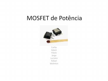 MOSFET de Pot