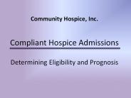 Compliant Hospice Adminssions