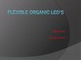 Flexible Organic LED PowerPoint PPT Presentation