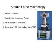 Atomic Force Microscopy