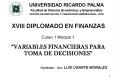 XVIII DIPLOMADO EN FINANZAS PowerPoint PPT Presentation