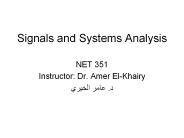 Signals and Systems Analysis