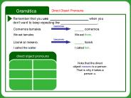 Direct Object Pronouns
