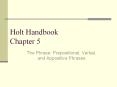 Holt Handbook Chapter 5 PowerPoint PPT Presentation