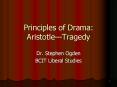 Principles of Drama: Aristotle PowerPoint PPT Presentation