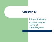 Pricing Strategies: