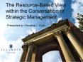The Resource-Based View within the Conversation of Strategic Management PowerPoint PPT Presentation