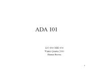 ADA 101