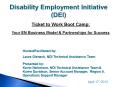 Disability Employment Initiative (DEI) PowerPoint PPT Presentation