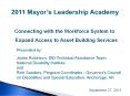 2011 Mayor PowerPoint PPT Presentation
