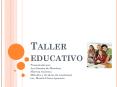 Taller educativo PowerPoint PPT Presentation