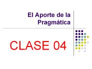 El Aporte de la Pragm