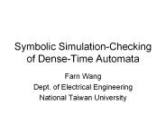 Symbolic Simulation-Checking of Dense-Time Automata