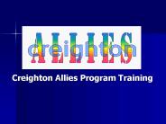 Creighton Allies Program Training