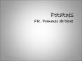 Potatoes PowerPoint PPT Presentation