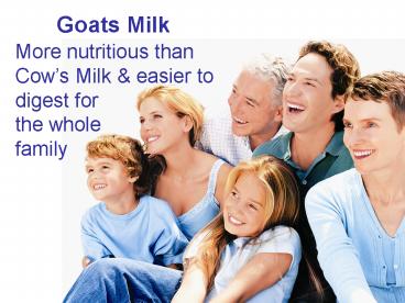 Goats Milk