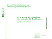Cours du Prof. Andreas Ladner, Idheap F