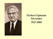 Herbert Ephraim Alexander