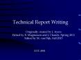 Technical Report Writing PowerPoint PPT Presentation