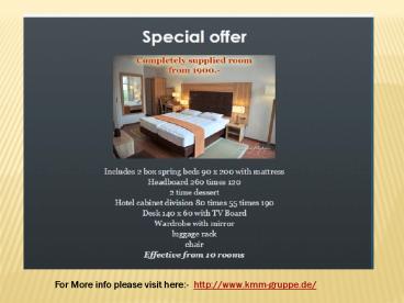 Hotel Room Furniture