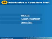 Introduction to Coordinate Proof