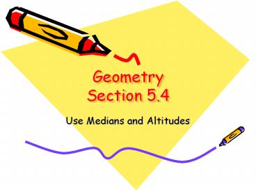 Geometry Section 5.4