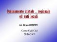 Ordinamento statale , regionale ed enti locali dott. Adriano OCCHIPINTI PowerPoint PPT Presentation