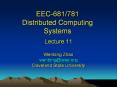 EEC-681/781 Distributed Computing Systems PowerPoint PPT Presentation