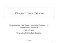 Chapter 5: Join Calculus PowerPoint PPT Presentation