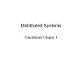 Distributed Systems PowerPoint PPT Presentation