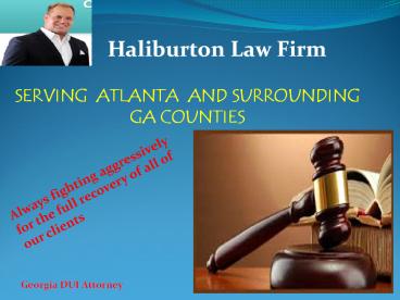 Haliburton Law Firm - Atlanta Personal Injury Attorney