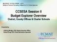 CCSESA Session II Budget Explorer Overview  District, County Offices PowerPoint PPT Presentation