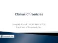 Claims%20Chronicles PowerPoint PPT Presentation