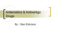 Antiemetics