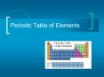 Periodic Table of Elements PowerPoint PPT Presentation